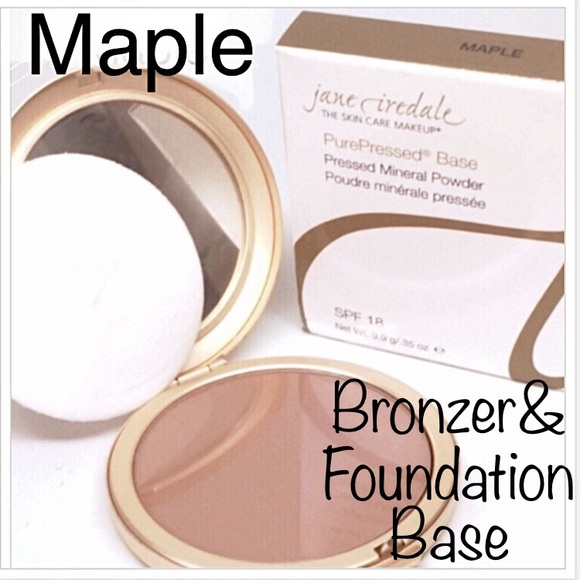 Jane iredale purepressed base & bronzer Maple - Picture 1 of 7